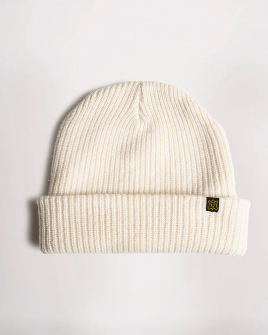 Goldtop - 100% Merino Wool Mechanics Hat - Ecru