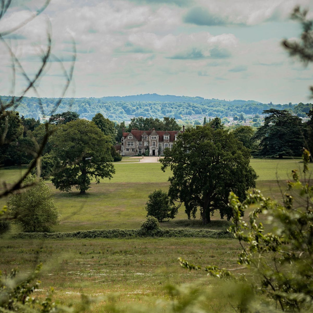 View of Loseley Park Estate in Surrey, home of Machinehead Moto Off-Road coaching days