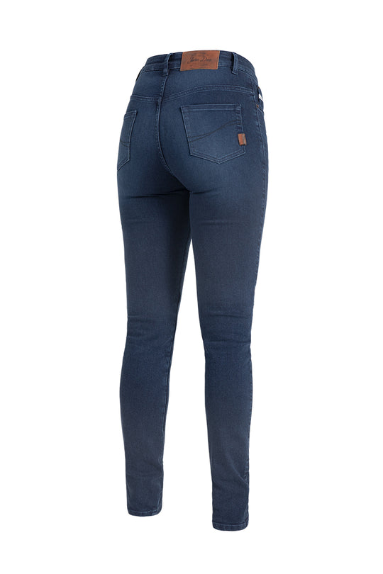 Joe-Doe-Model-Wearing-Ruby-Indigo-Mono-Layer-Jeans-Rear-View
