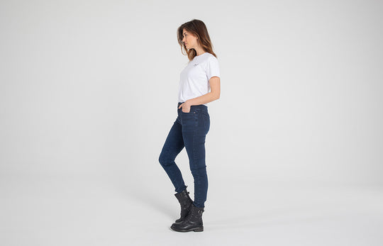 Joe-Doe-Model-Wearing-Ruby-Indigo-Protective-Jeans-Side-View