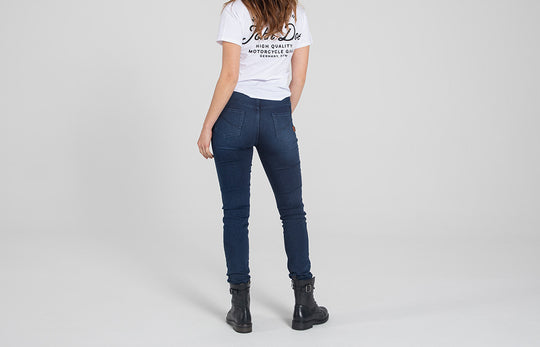Joe-Doe-Model-Wearing-Ruby-Indigo-Protective-Jeans-Rear
