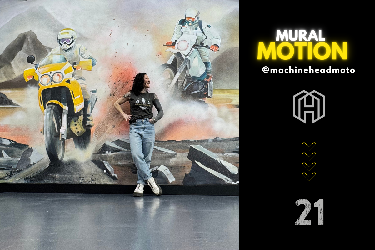 Unveiling Our Dakar Adventure Mural at Machinehead Moto