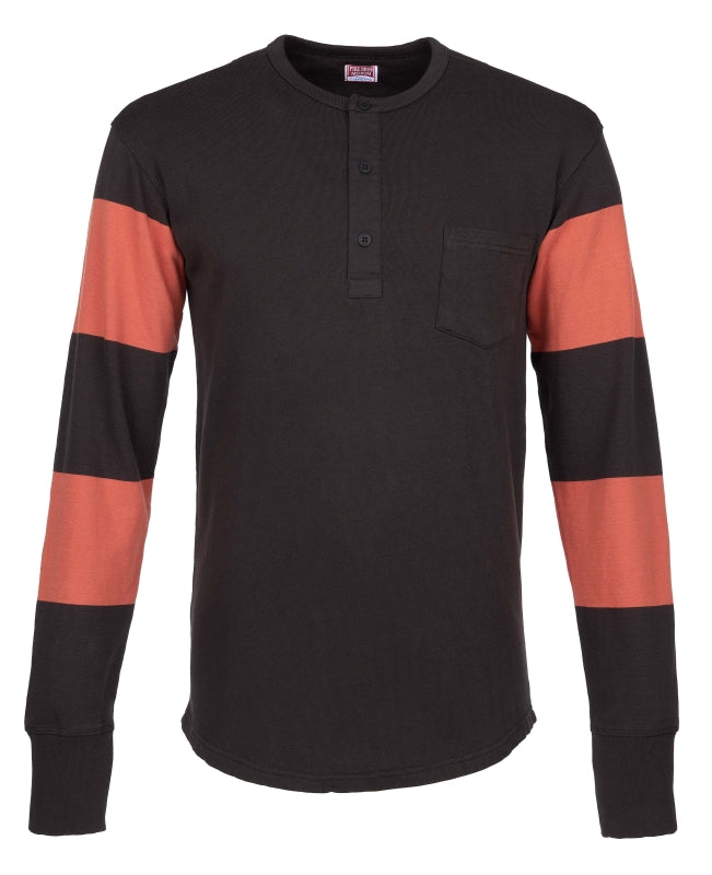 Front view of Pike Brothers 1950 Racing Jersey Sprocket in Orange on white background