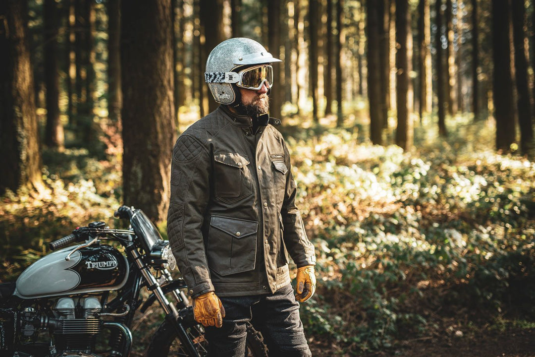 Brown Waxed Cotton Jacket