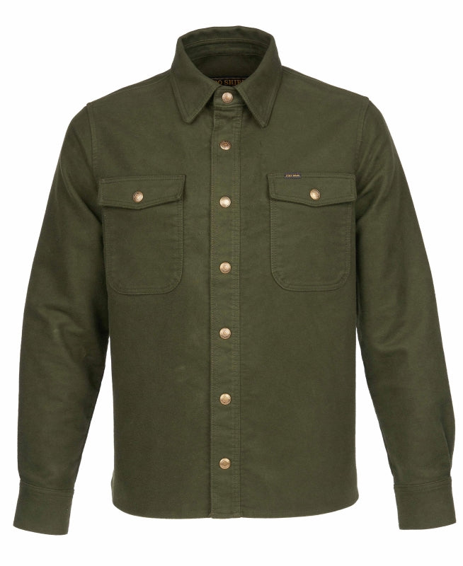 CPO Shirt Moleskin Moss Green