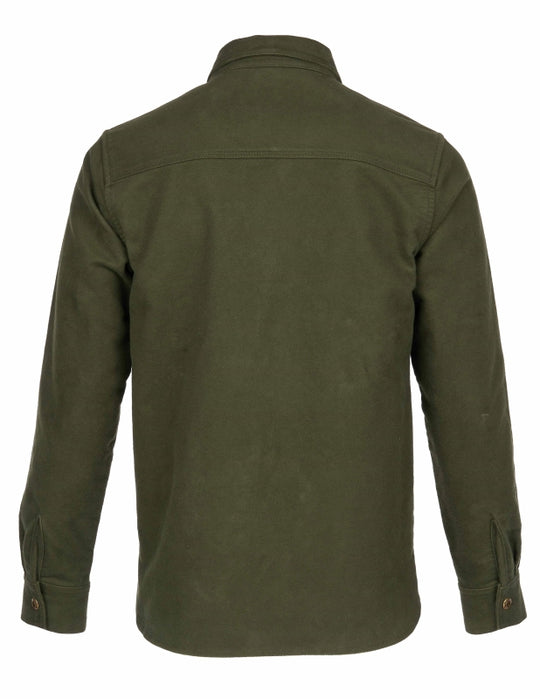 CPO Shirt Moleskin Moss Green for boys