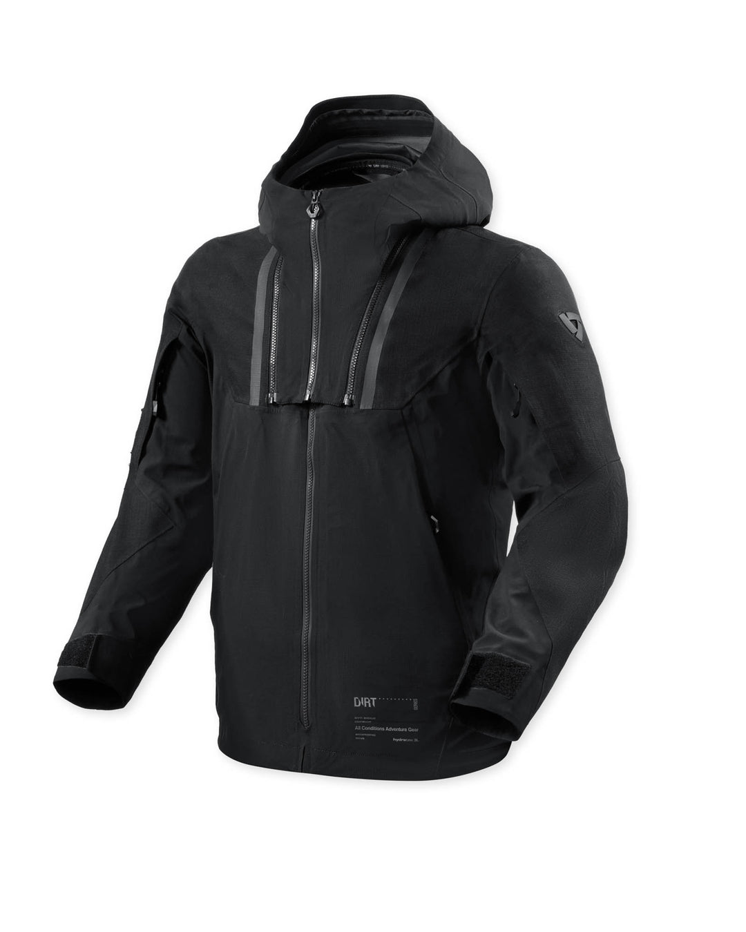 Front view of REV’IT! Component 3 H2O Jacket, Black