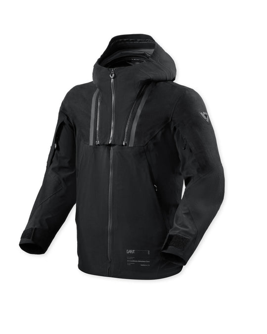 Front view of REV’IT! Component 3 H2O Jacket, Black