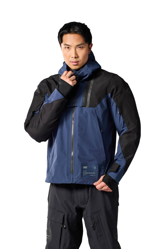 Model wearing REV’IT! Component 3 H2O Jacket, Front view