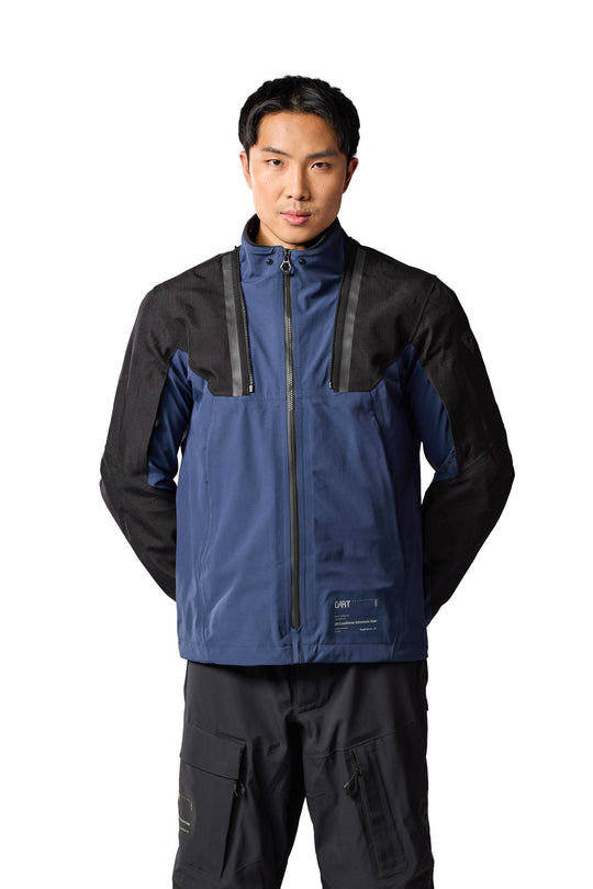 Model wearing REV’IT! Component 3 H2O Jacket, Front view