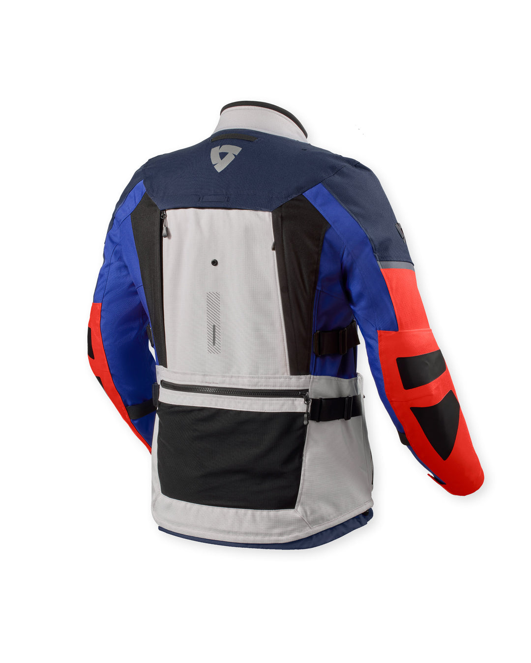 Rear view of REV’IT! Sand 5 H2O Jacket, Silver-Blue
