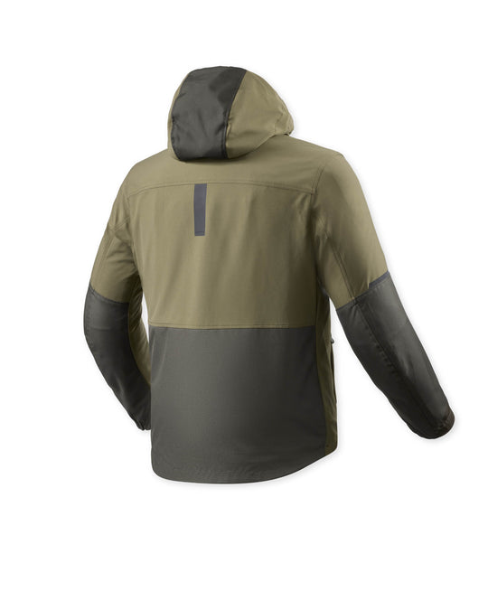 Back view of REV'IT! Traffic 2 H20 Jacket - Tarmac