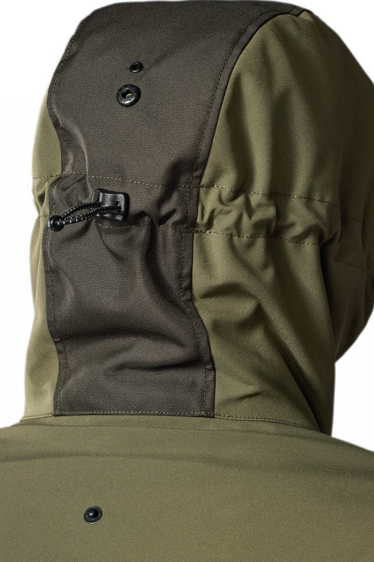 Close-up of REV'IT! Traffic 2 H20 Jacket - Tarmac, Back of hood
