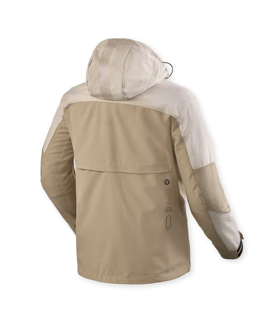 Rear view of REV’IT! Altair H2O Smock, sand