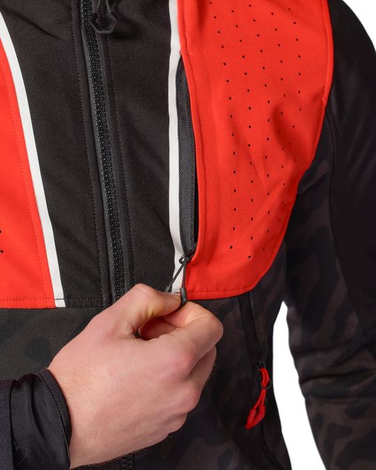REV’IT! Africa Jacket – Black / Red