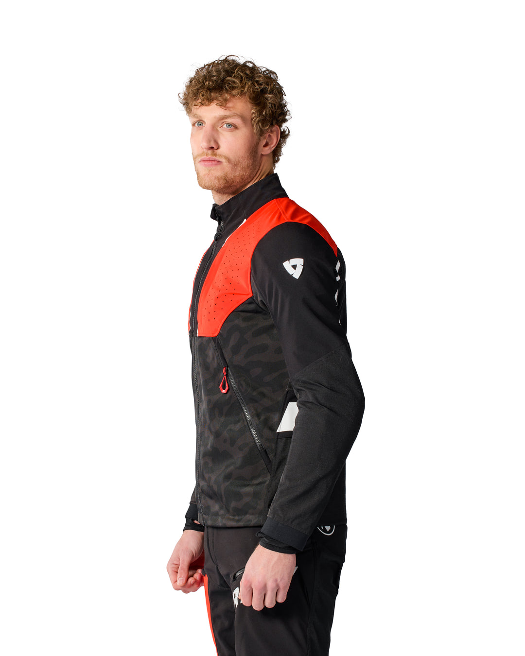 REV’IT! Africa Jacket – Black / Red