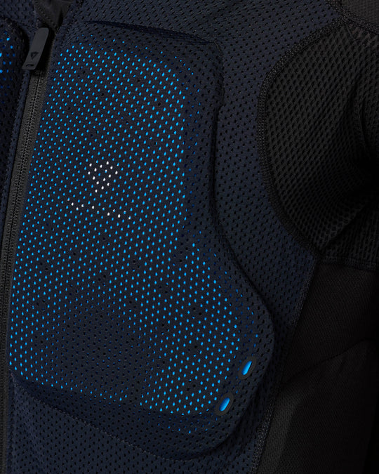 Close-up of chest protection on REV’IT! Proteus Protector Jacket