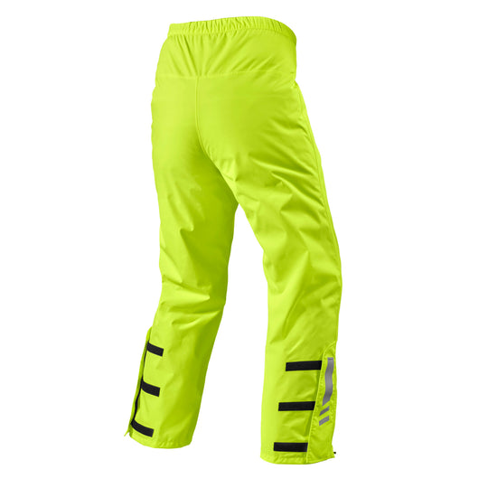 REV’IT! Acid 4 H2O Rain Pants, Neon yellow, rear view