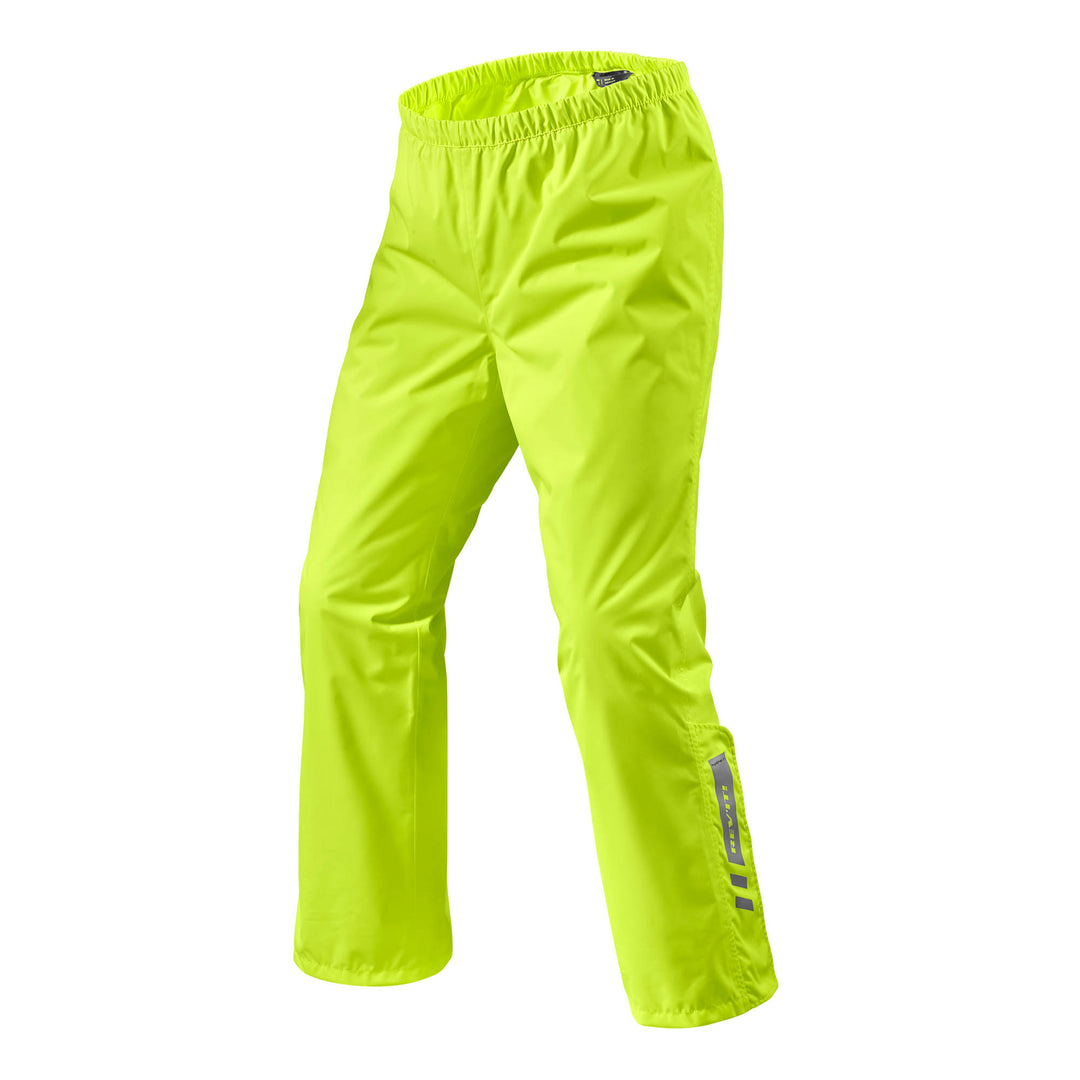 REV’IT! Acid 4 H2O Rain Pants, Neon yellow, front view