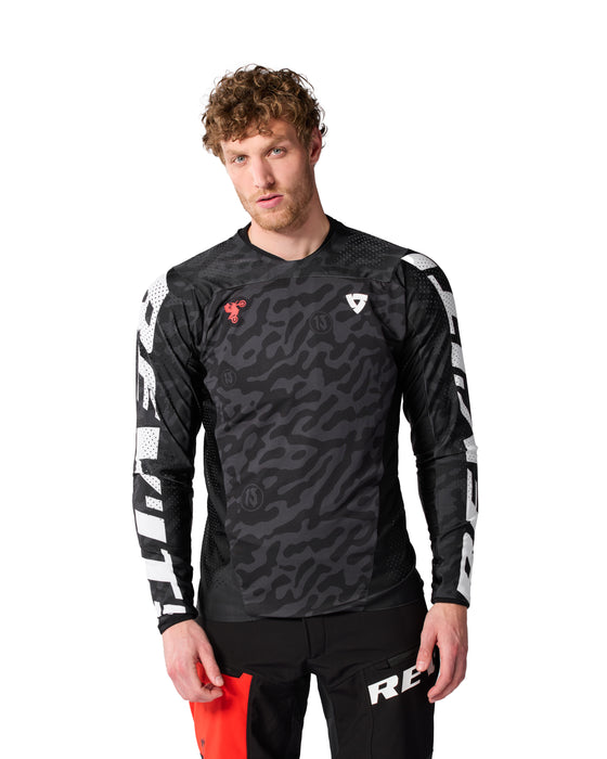 REV’IT! Thirteen Jersey – Black / Sand