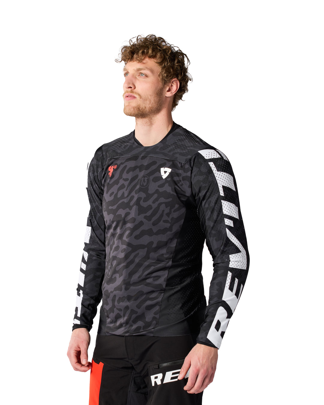 REV’IT! Thirteen Jersey – Black / Sand