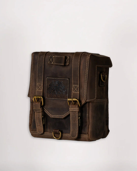 Goldtop - Leather Tank Bag - Large - Tobacco