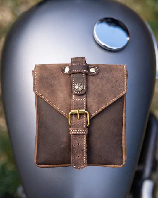 Goldtop - Leather Tank Bag - Small - Tobacco