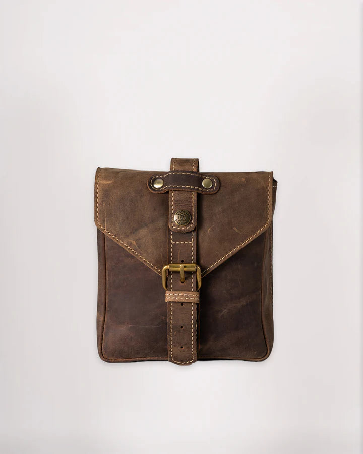 Goldtop - Leather Tank Bag - Small - Tobacco