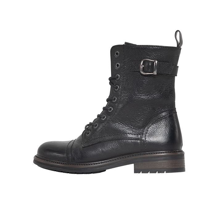 John-Doe-Jackie-High-Boots-Black-side-buckle-laces