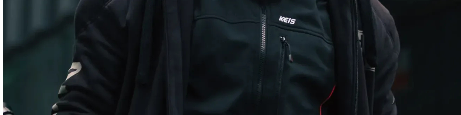 KEIS brand banner image for motorcycle heated clothing collection