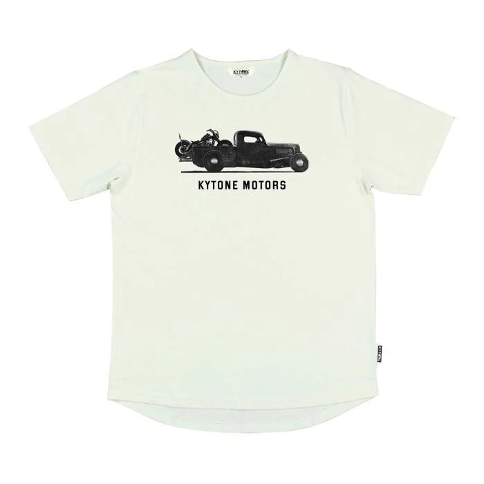 White Tee Hot Rod Shirt