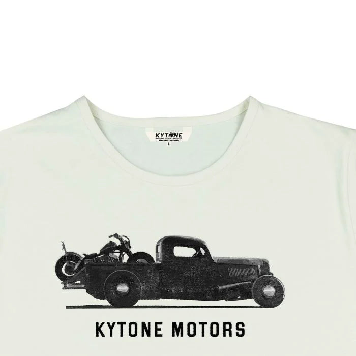 White Tee Hot Rod Shirt