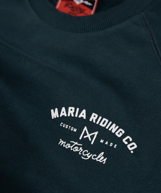 Maria Riding Petrol Blue SPADES Sweatshirt