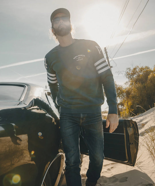 Maria Riding Petrol Blue SPADES Sweatshirt