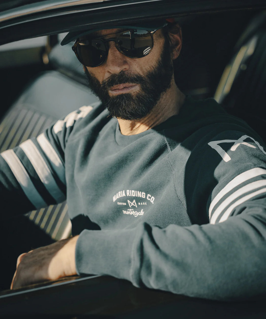 Maria Riding Petrol Blue SPADES Sweatshirt