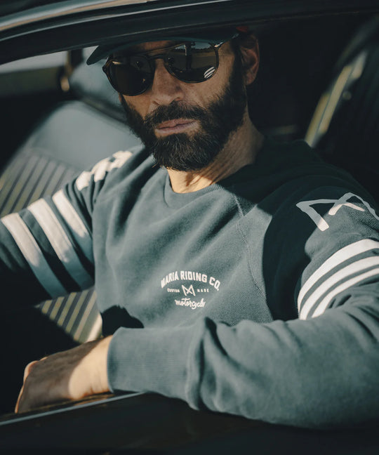Maria Riding Petrol Blue SPADES Sweatshirt
