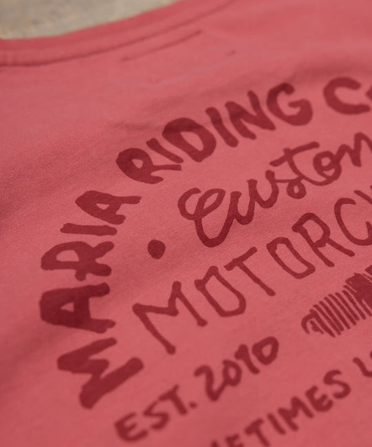 Maria Riding T-Shirt - Spark - Washed Red