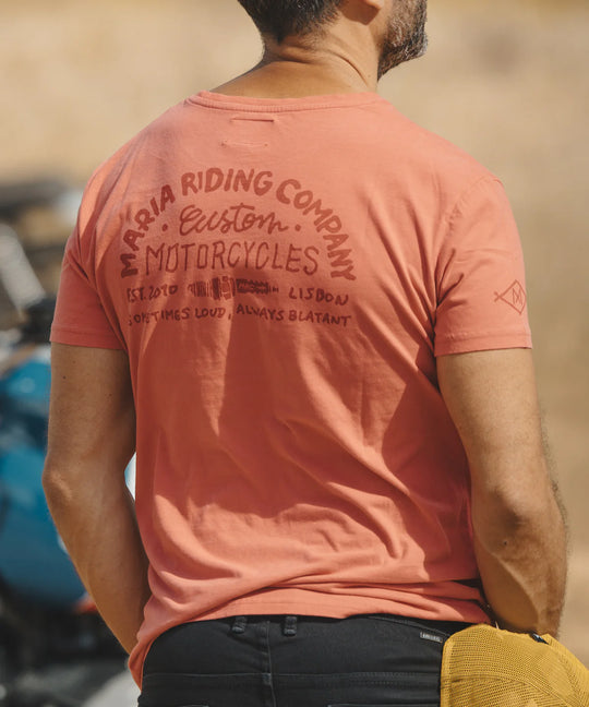 Maria Riding T-Shirt - Spark - Washed Red
