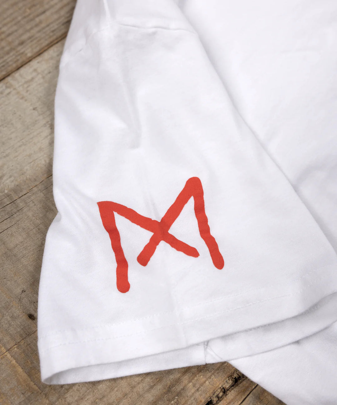 Maria-riding-Tshirt-slayer-white-sleeve