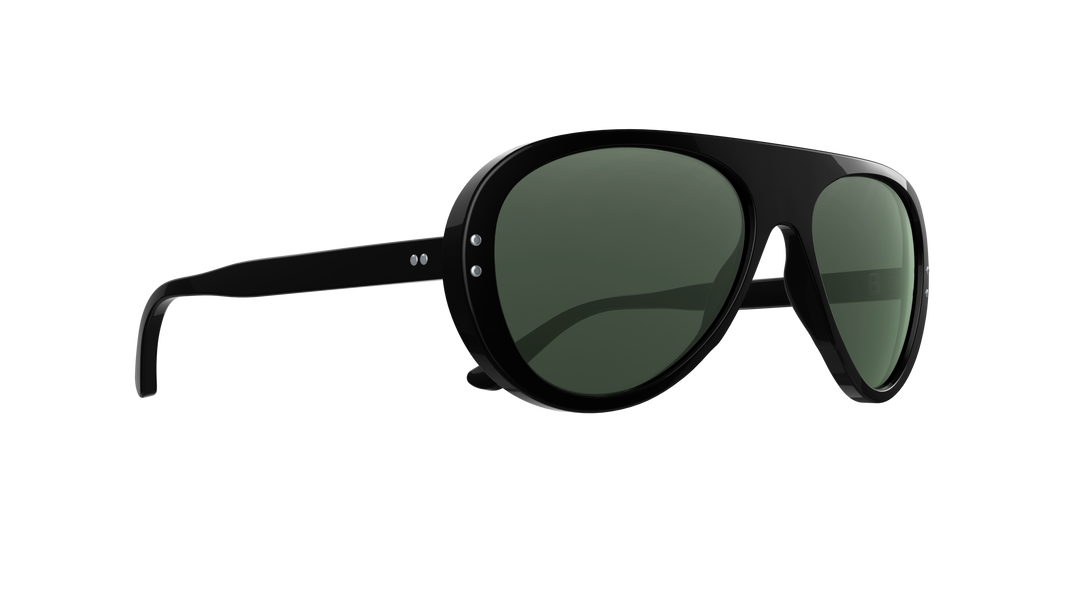 Vallon Moto Aviators – Black & Green