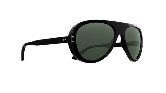 Vallon Moto Aviators – Black & Green
