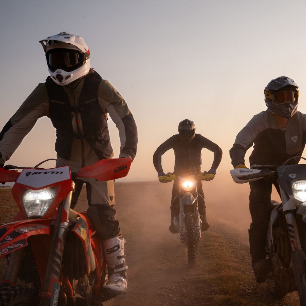 Off-road motorcycle riding gear collection