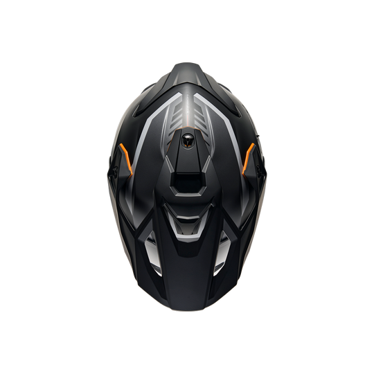Top view of Nexx Y.TRAVL Quest Helmet - Orange
