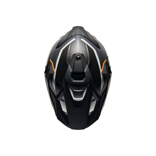 Top view of Nexx Y.TRAVL Quest Helmet - Orange