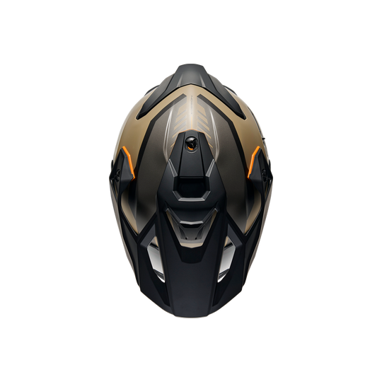 Top view of Nexx Y.TRAVL Quest Helmet - Sand Grey