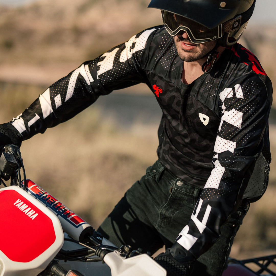 REV’IT! Thirteen Jersey – Black / Sand