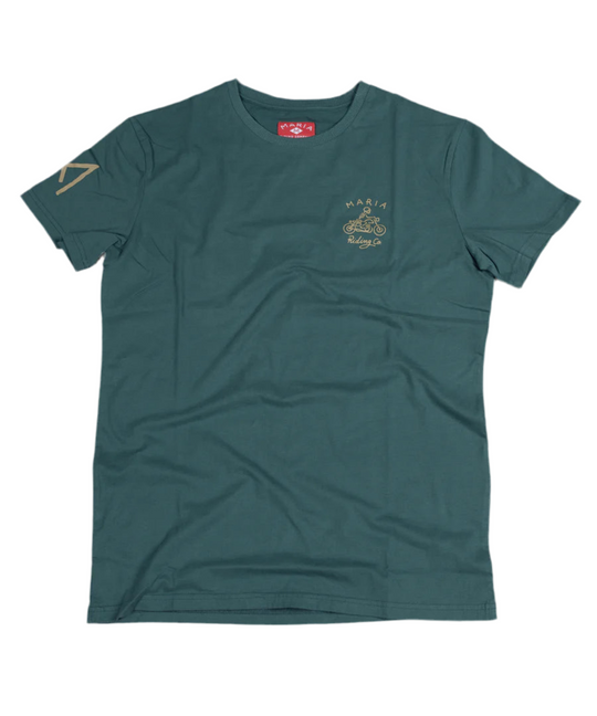  Riding Vicious Petrol Green Tee