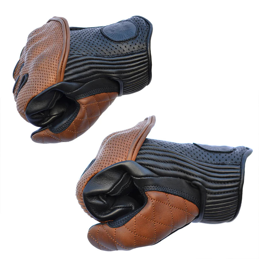 Goldtop - Silk Lined Predator Gloves - X Return of the Cafe Racer