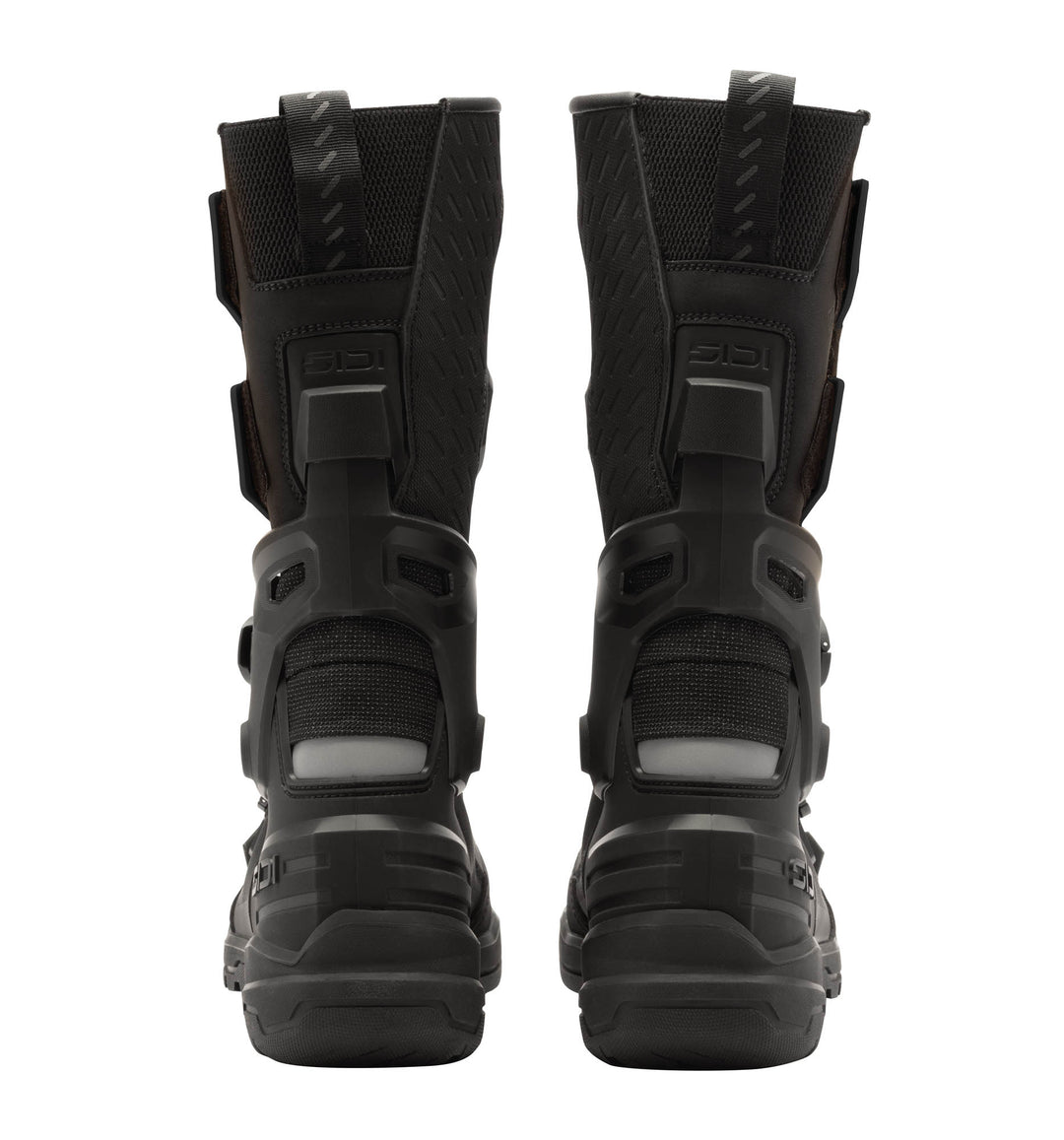 Sidi Taurus GTX Boots in black, rear view.
