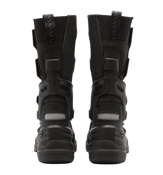 Sidi Taurus GTX Boots in black, rear view.
